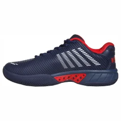 New Hypercourt Express 2 Clay Court Shoe Men - Dark Blue, Red Clay Court Shoes