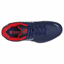 New Hypercourt Express 2 Clay Court Shoe Men - Dark Blue, Red Clay Court Shoes