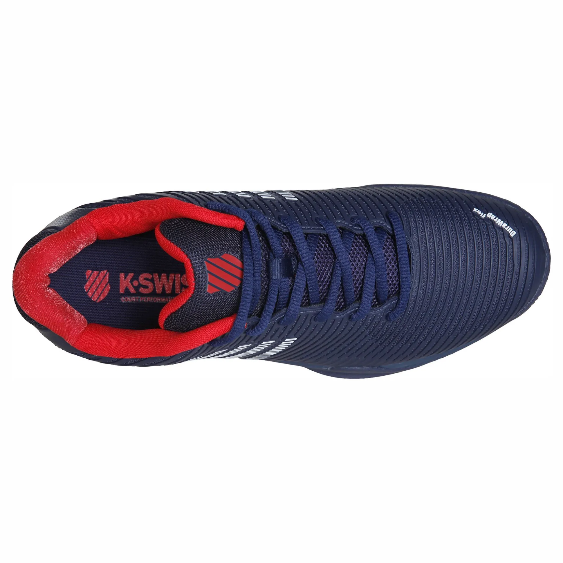 New Hypercourt Express 2 Clay Court Shoe Men - Dark Blue, Red Clay Court Shoes
