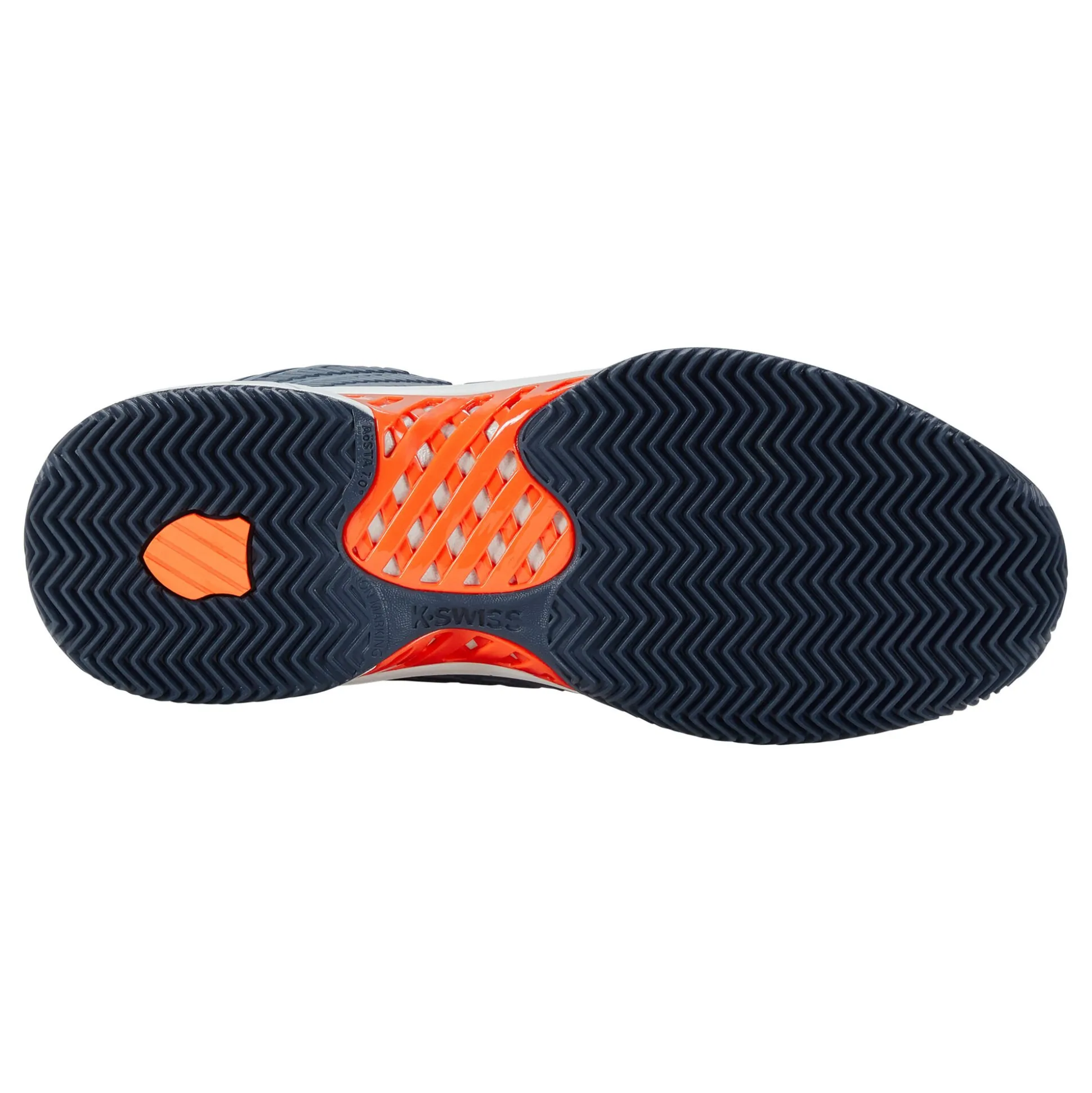 Flash Sale Hypercourt Express 2 Clay Court Shoe Men - Blue Grey, Orange Clay Court Shoes