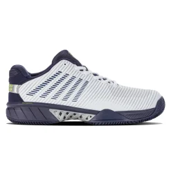 Hot Hypercourt Express 2 Clay Court Shoe Men - White, Dark Blue Clay Court Shoes