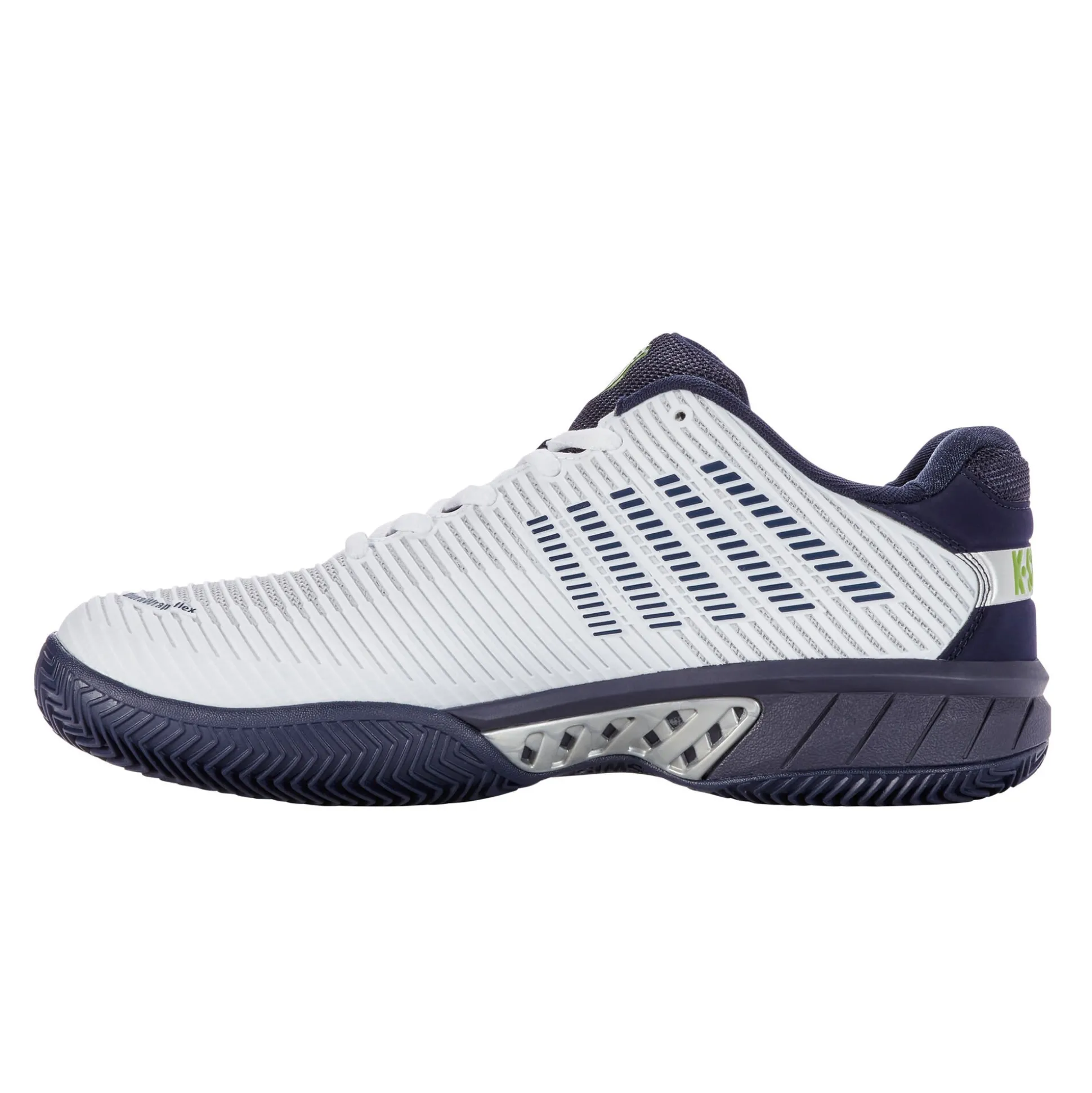 Hot Hypercourt Express 2 Clay Court Shoe Men - White, Dark Blue Clay Court Shoes