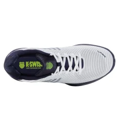 Hot Hypercourt Express 2 Clay Court Shoe Men - White, Dark Blue Clay Court Shoes