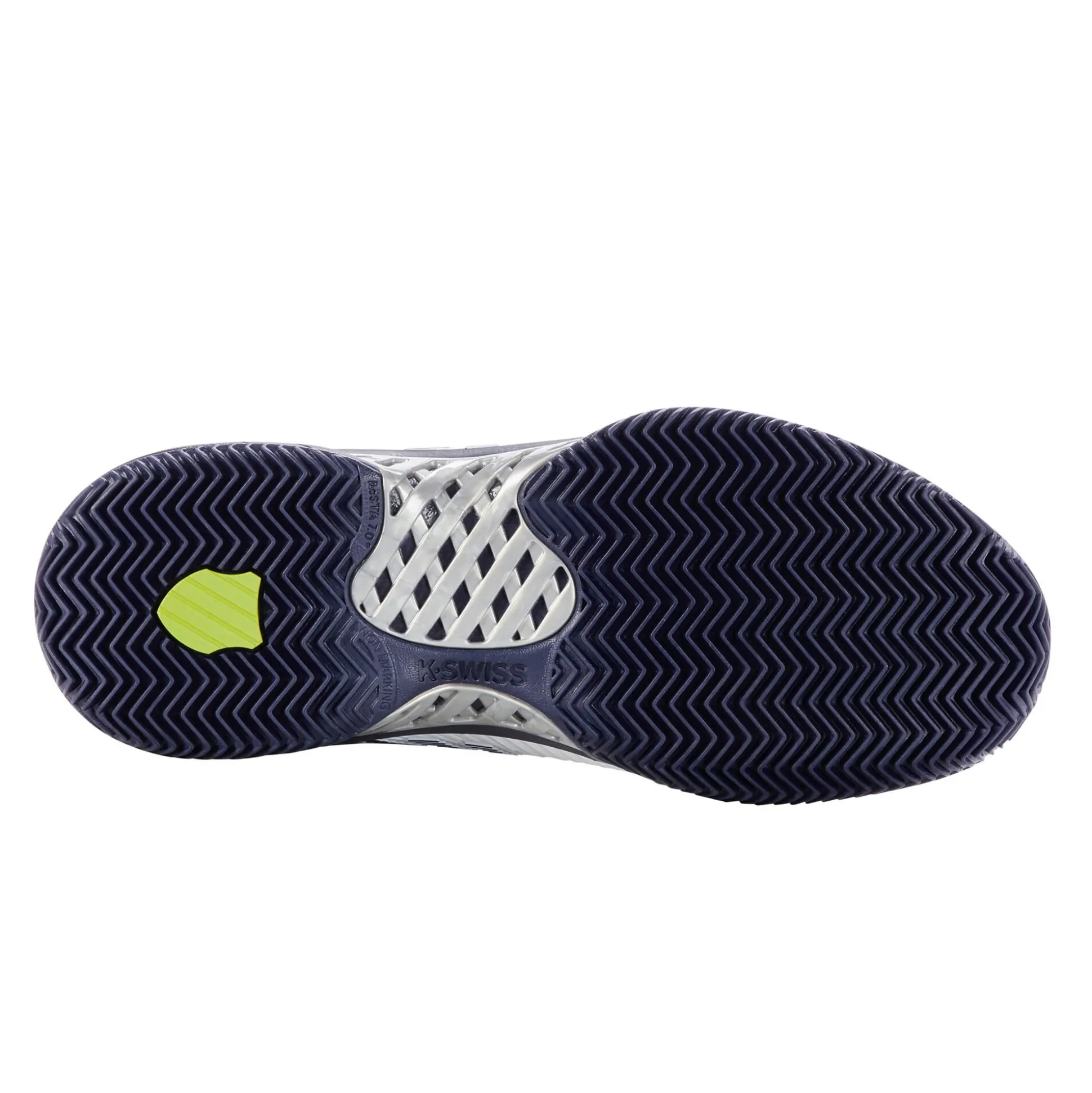 Hot Hypercourt Express 2 Clay Court Shoe Men - White, Dark Blue Clay Court Shoes
