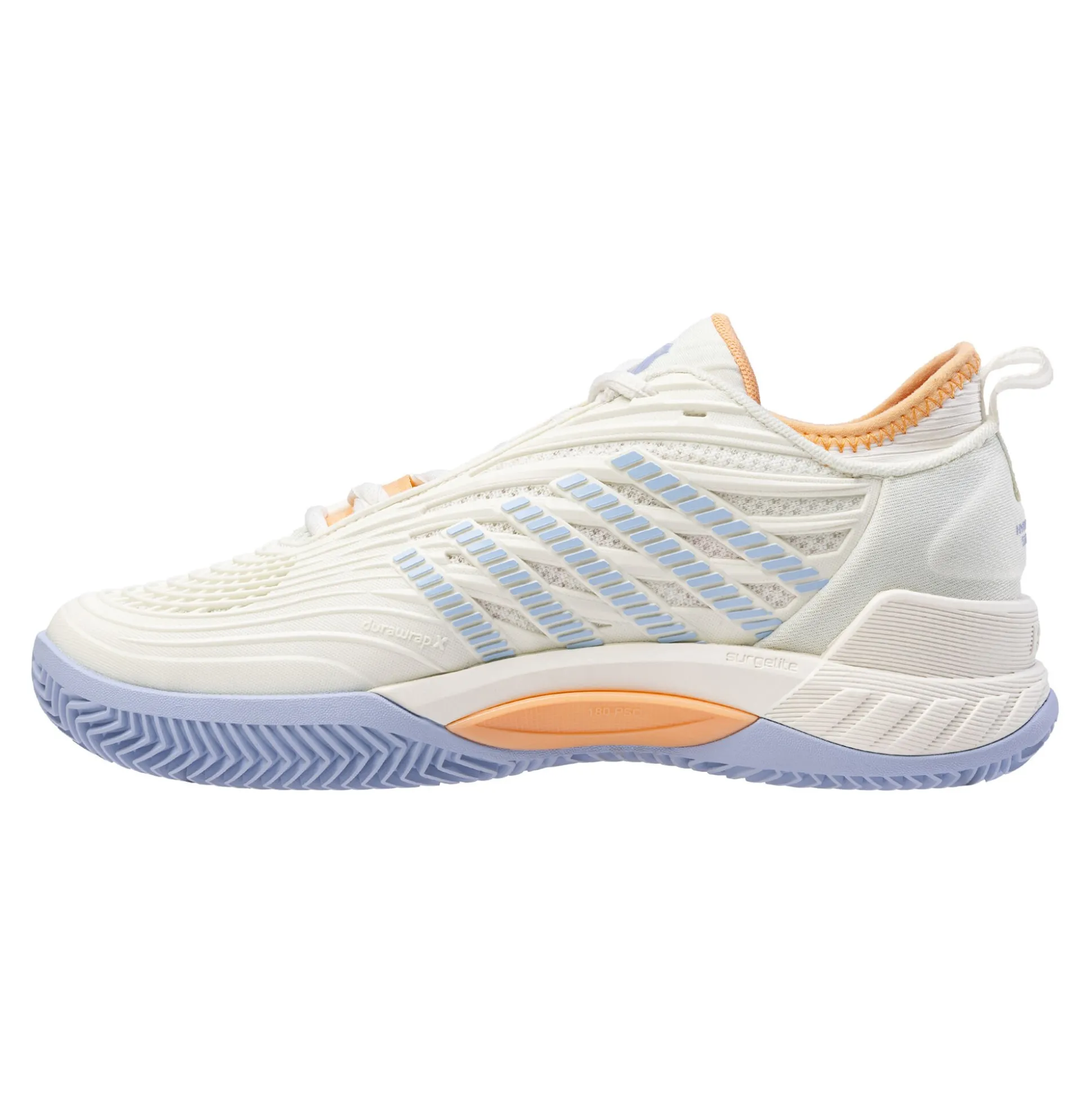 Store Hypercourt Supreme 2 CLAY Clay Court Shoe Women - White, Apricot Clay Court Shoes