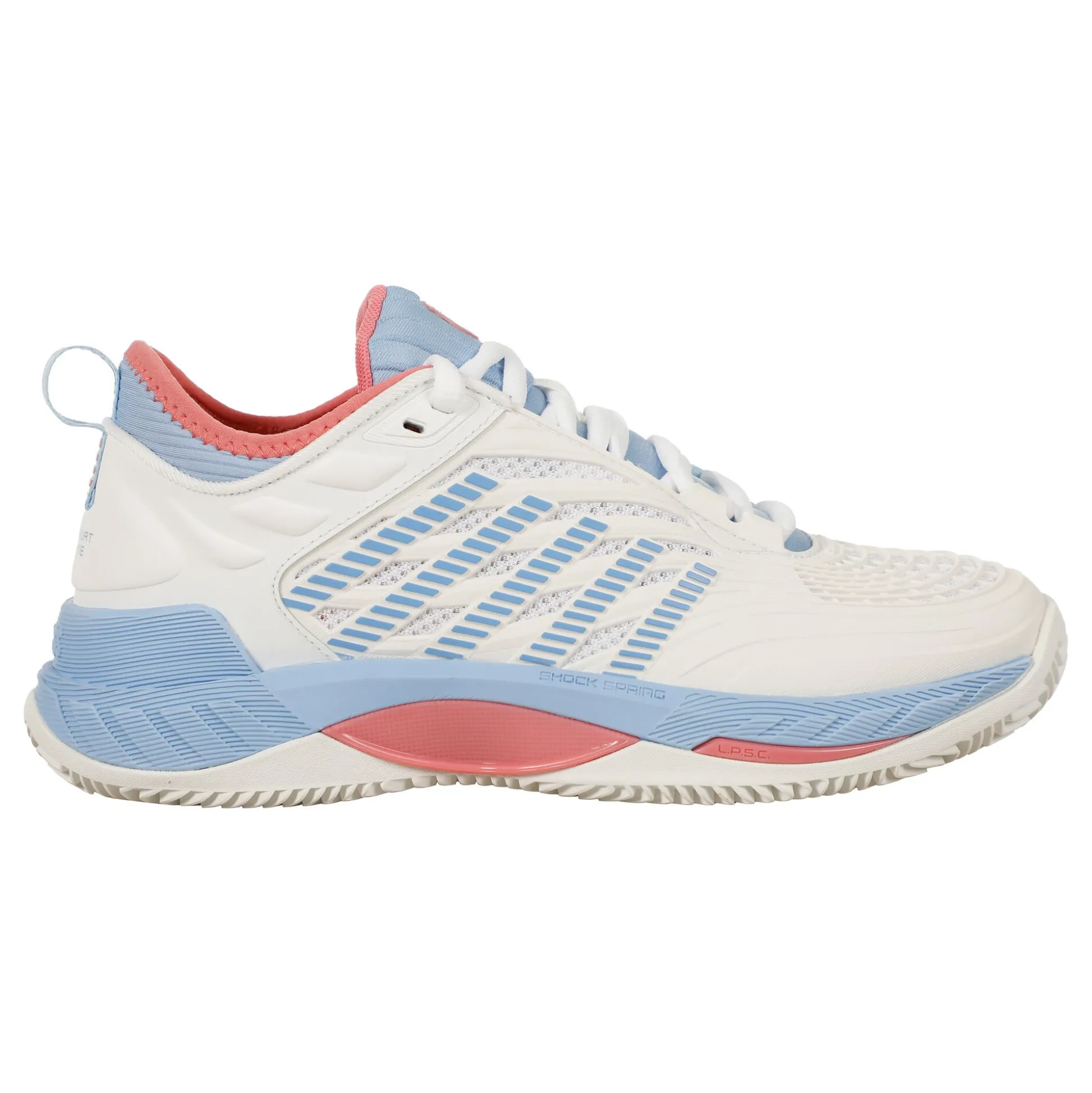 Outlet Hypercourt Supreme 2 CLAY Clay Court Shoe Women - White, Violet Clay Court Shoes