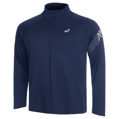 Outlet Icon Ls 1/2 Zip Running Shirt Men - Dark Blue Running Clothing
