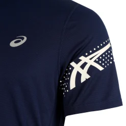 Best Sale Icon Running Shirt Men - Dark Blue Running Clothing
