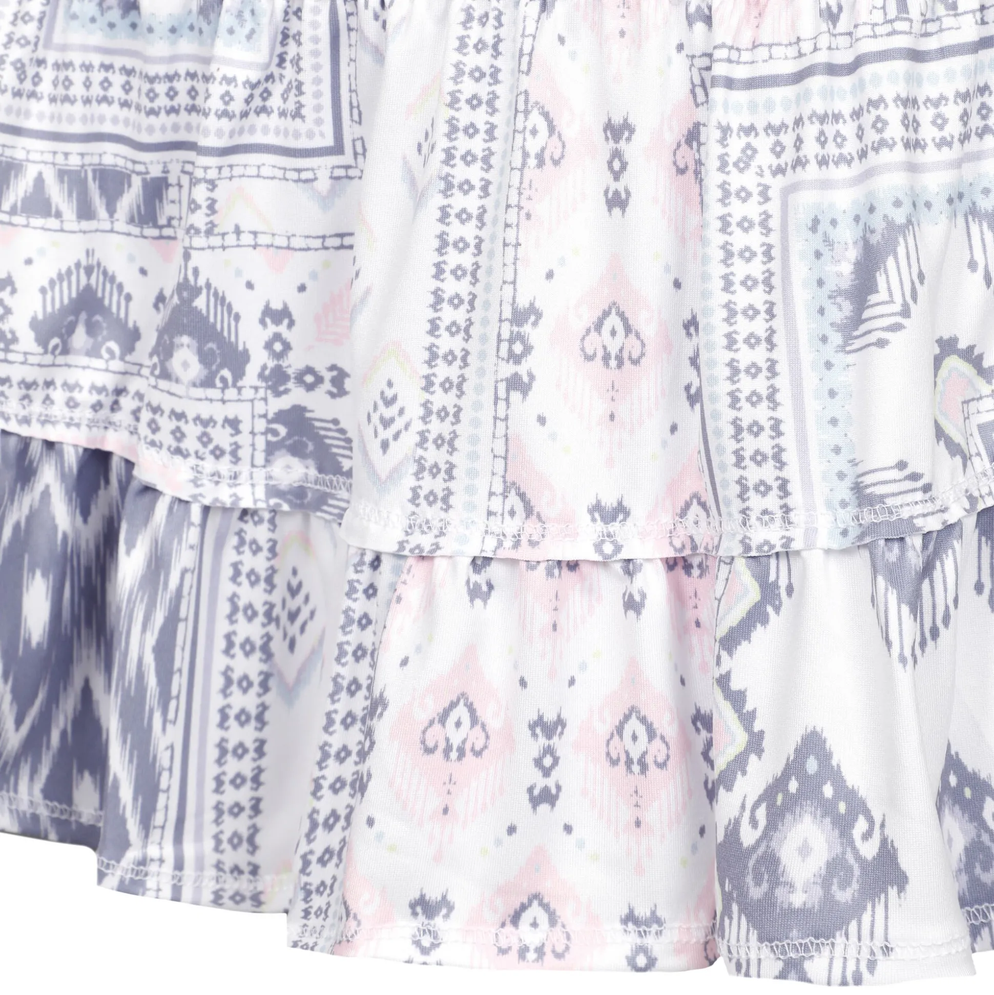 Best Sale Ikat About It Skirt Women - White, Multicoloured Skirts