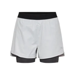 Outlet 2in1 Shorts Women - White, Black Running Clothing|Shorts