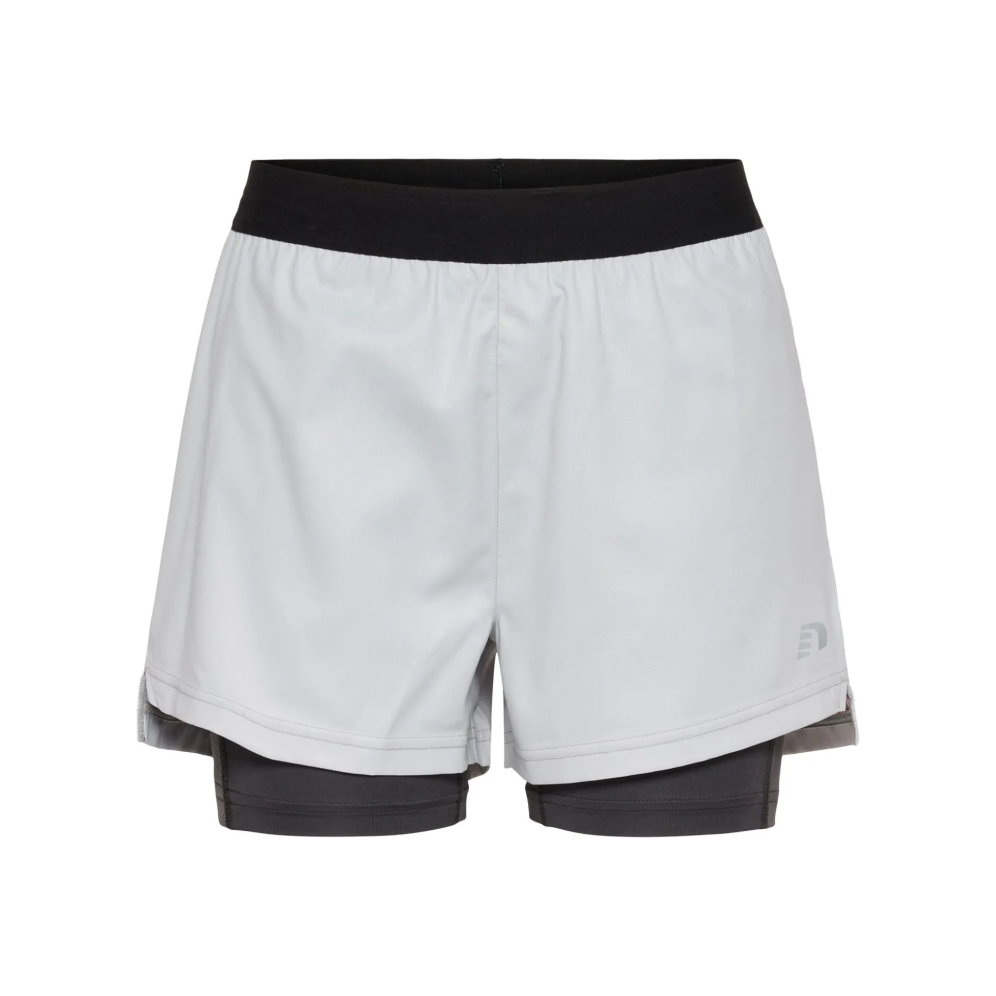 Outlet 2in1 Shorts Women - White, Black Running Clothing|Shorts