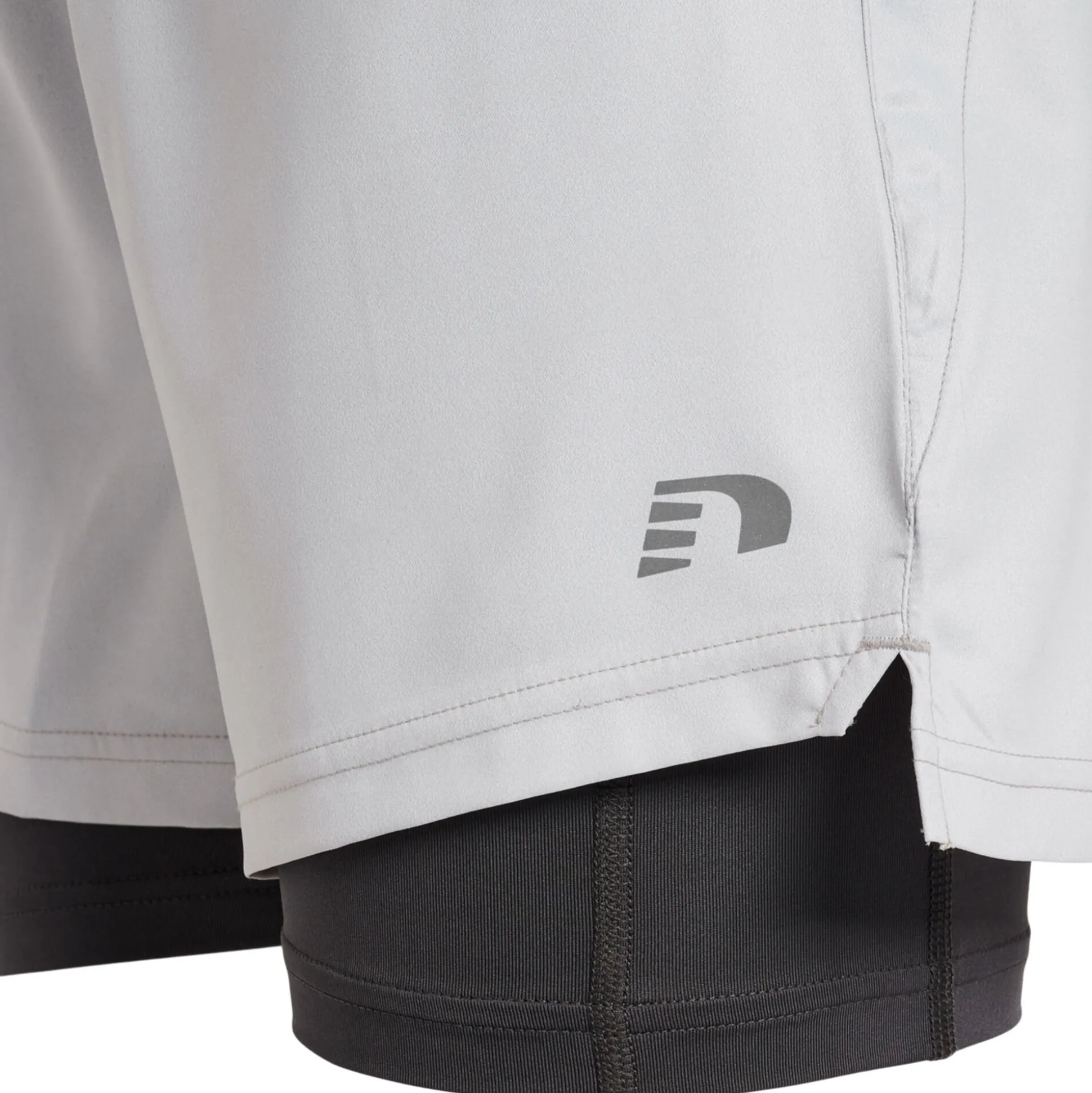 Outlet 2in1 Shorts Women - White, Black Running Clothing|Shorts
