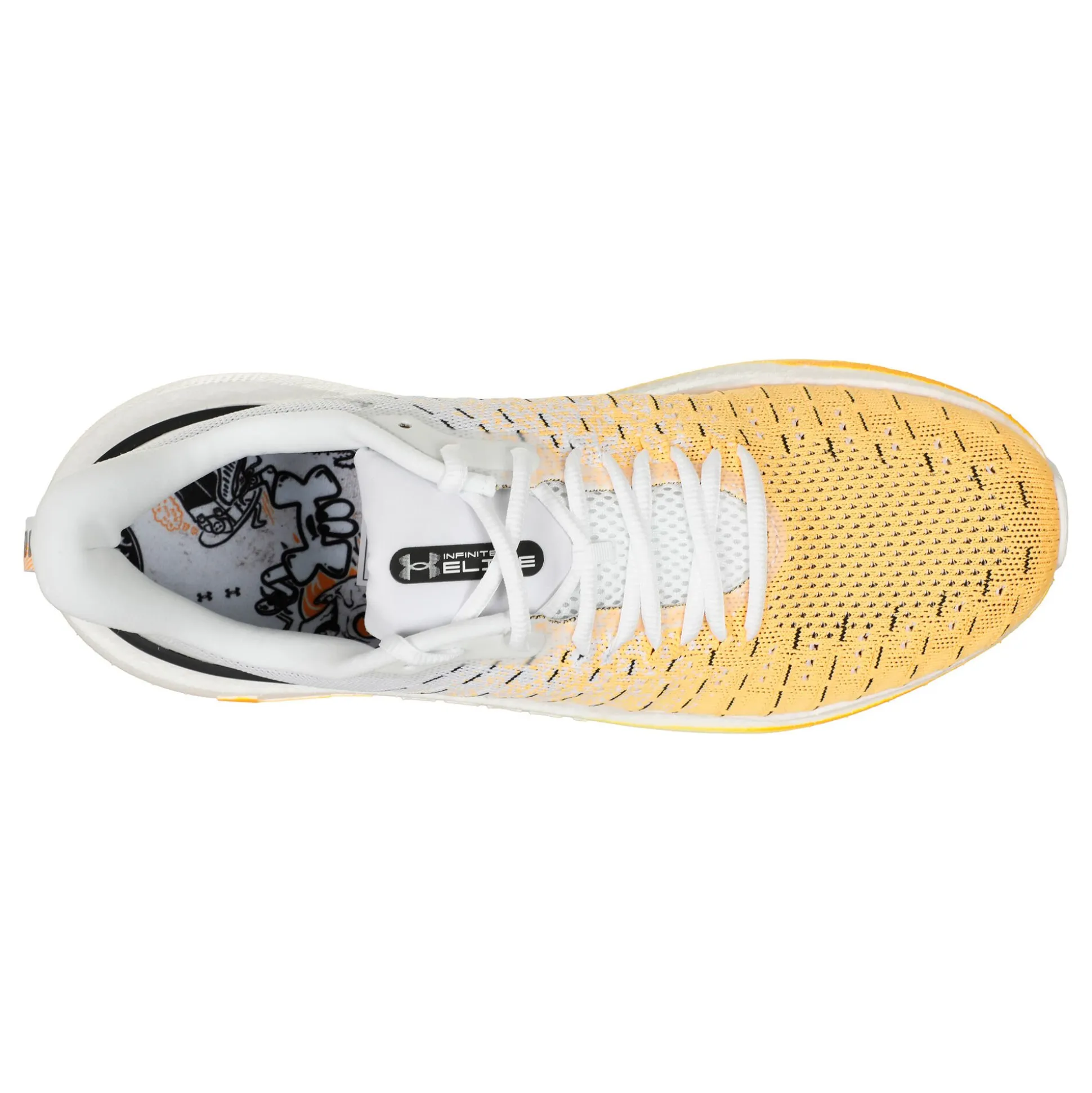 Clearance Infinite Elite We Run Neutral Running Shoe Men - White, Orange Running Shoes