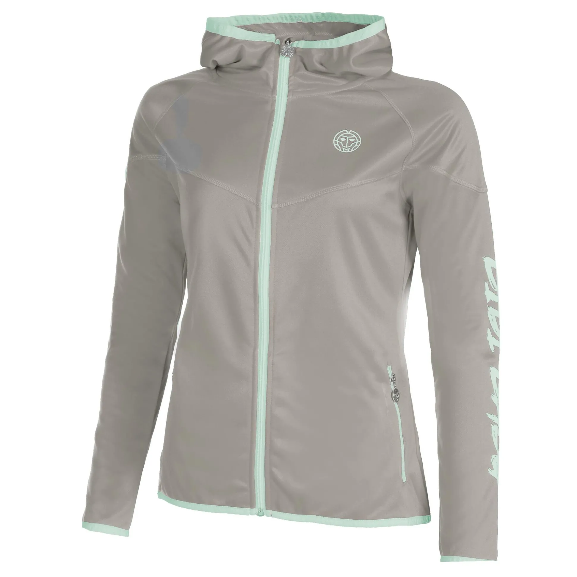 Shop Inga Tech Training Jacket Women - Grey, Mint Jackets