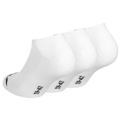 Clearance Invisible Tennis Socks 3 Pack - White, Black Socks