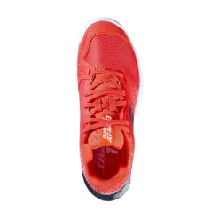 New Jet Mach 3 CLAY Clay Court Shoe Kids - Orange, White Clay Court Shoes