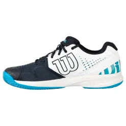 Shop Kaos Comp 2.0 CC Ultra Clay Court Shoe Special Edition Men - White, Dark Blue Clay Court Shoes