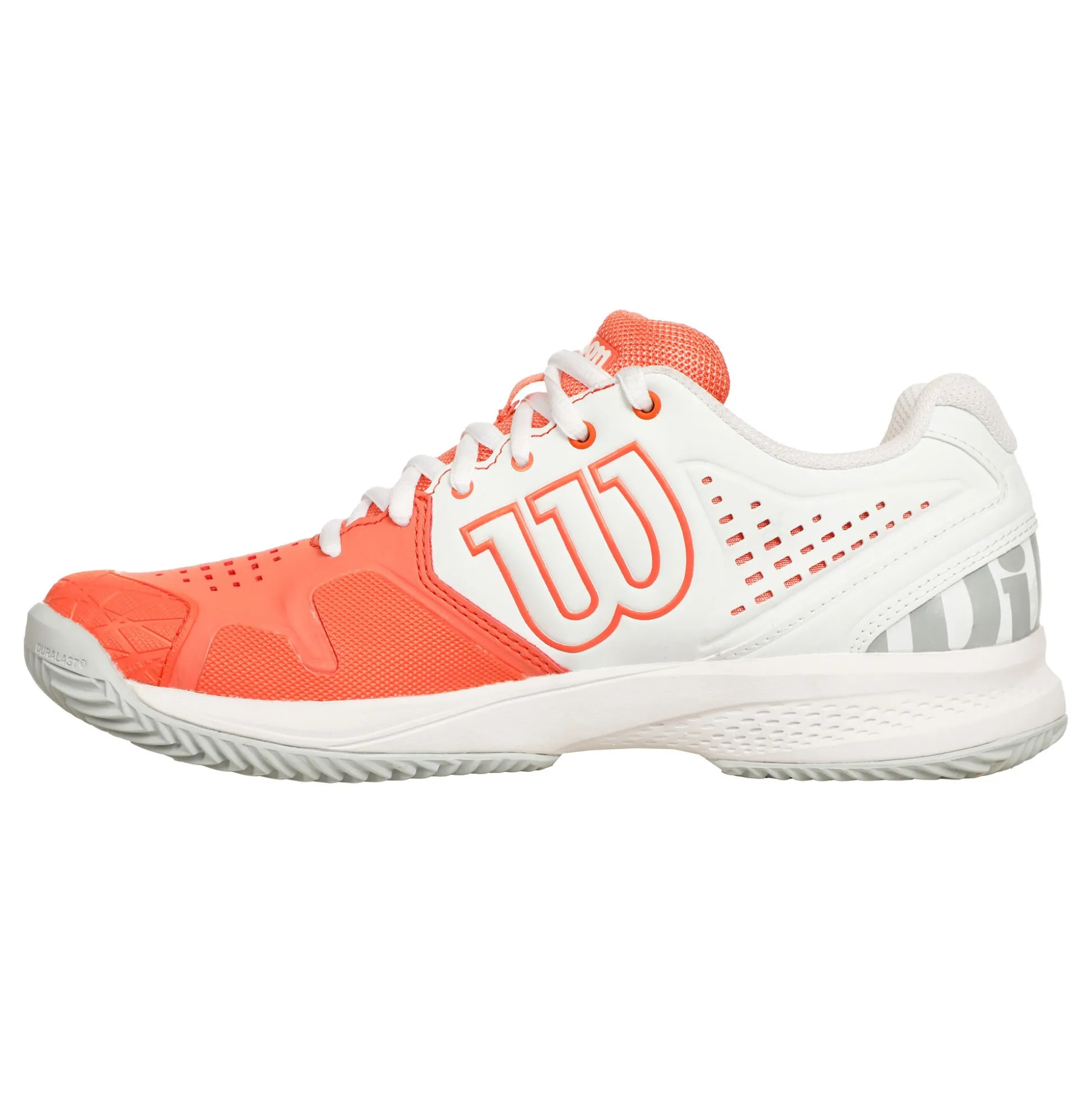 Best Sale Kaos Comp 2.0 Clay Court Shoe Women - White, Orange Clay Court Shoes