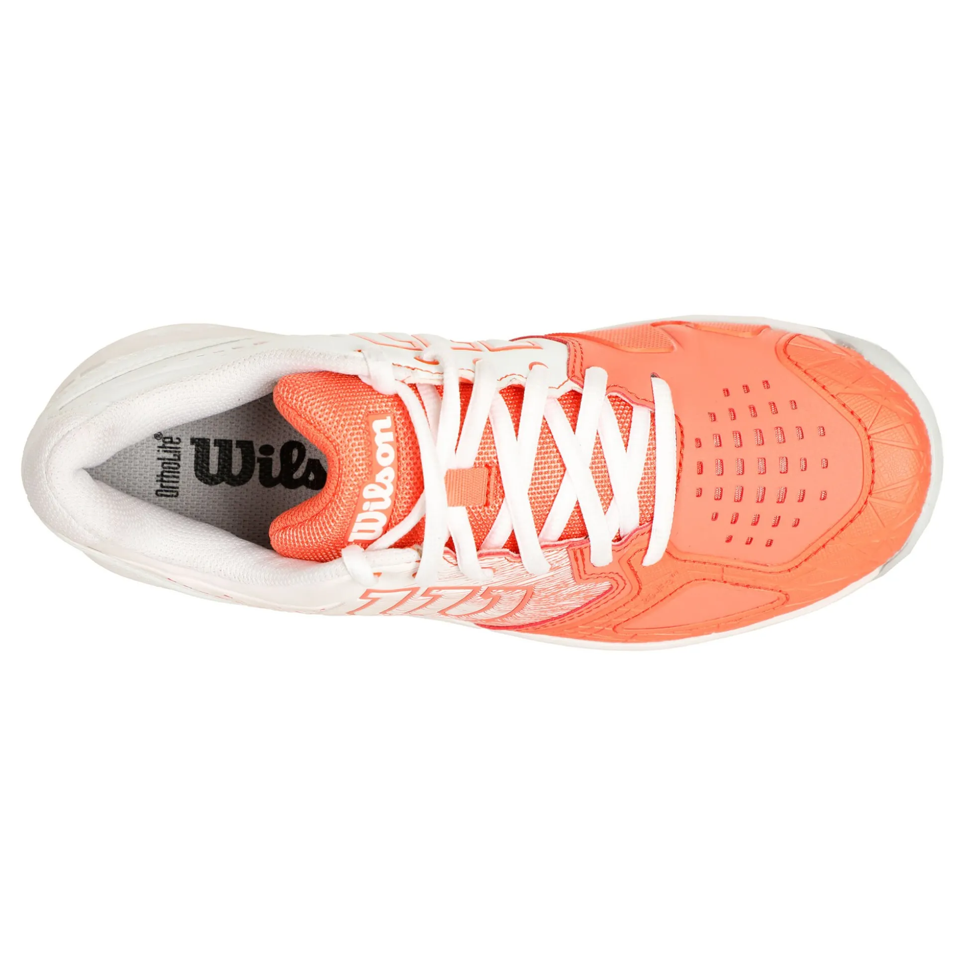 Best Sale Kaos Comp 2.0 Clay Court Shoe Women - White, Orange Clay Court Shoes