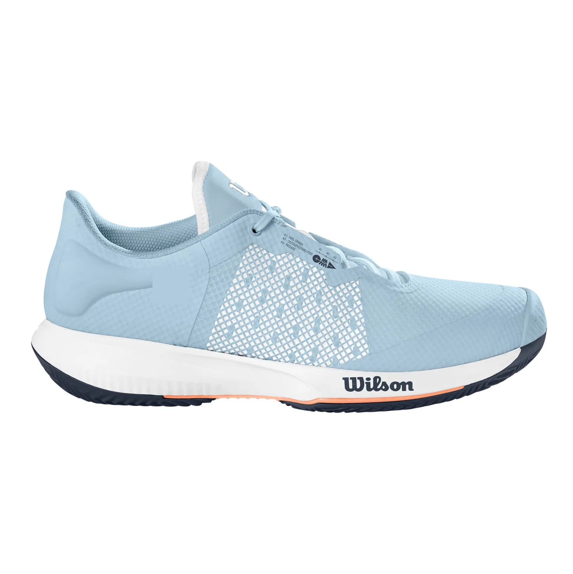 Best Sale Kaos Swift Clay Court Shoe Women - Light Blue Clay Court Shoes