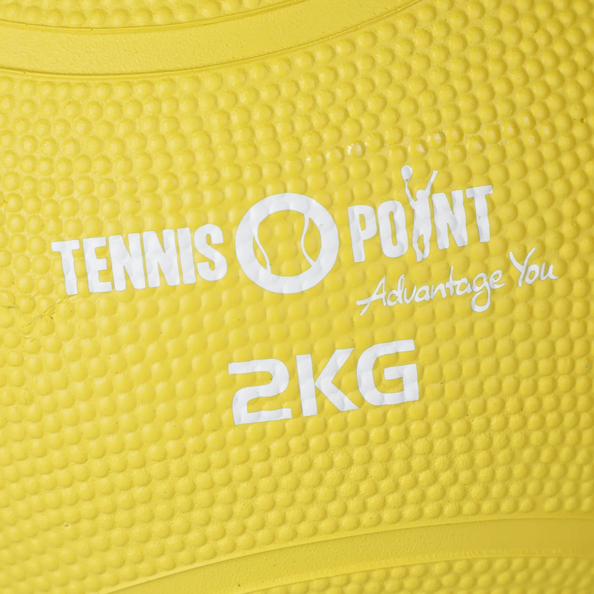 Shop 2kg Medicine Ball - Yellow, Black Coaching Equipment