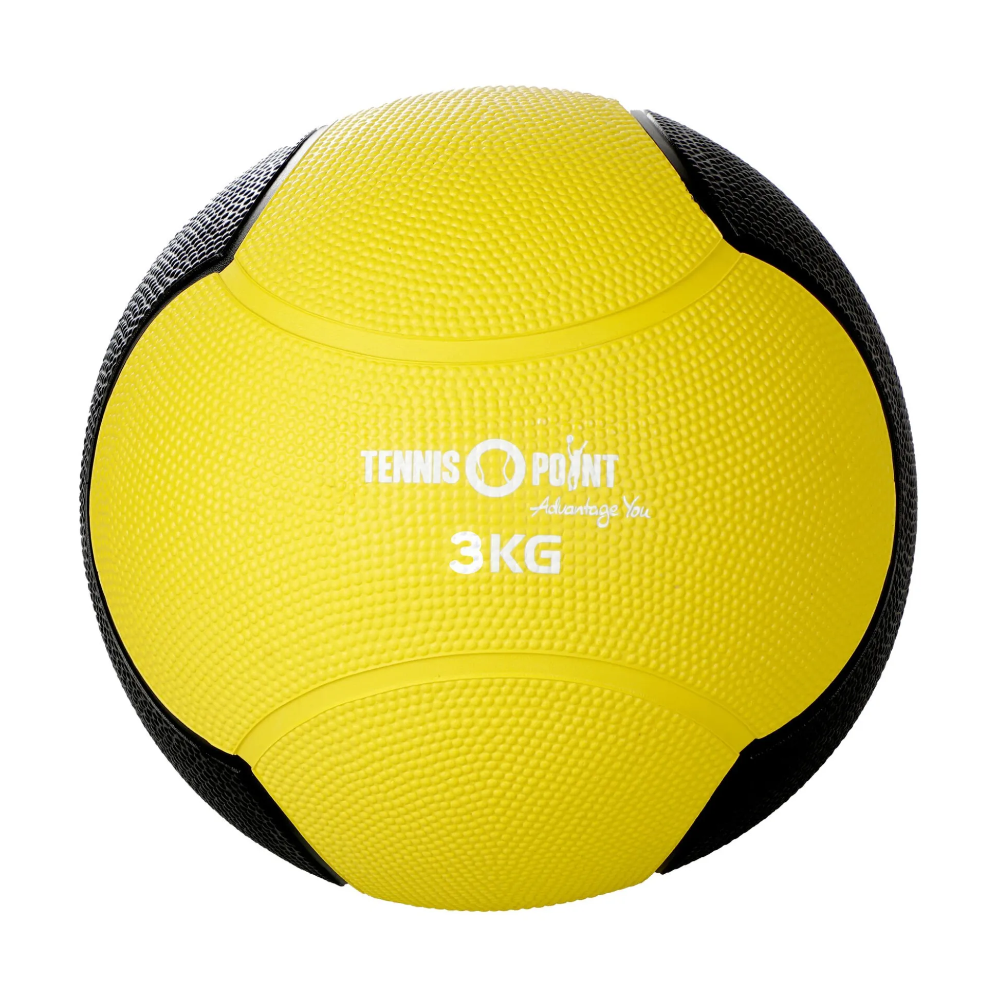 Cheap 3kg Medicine Ball - Yellow, Black Coaching Equipment