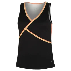Cheap Khai Tank Top Women - Black, Orange Tops