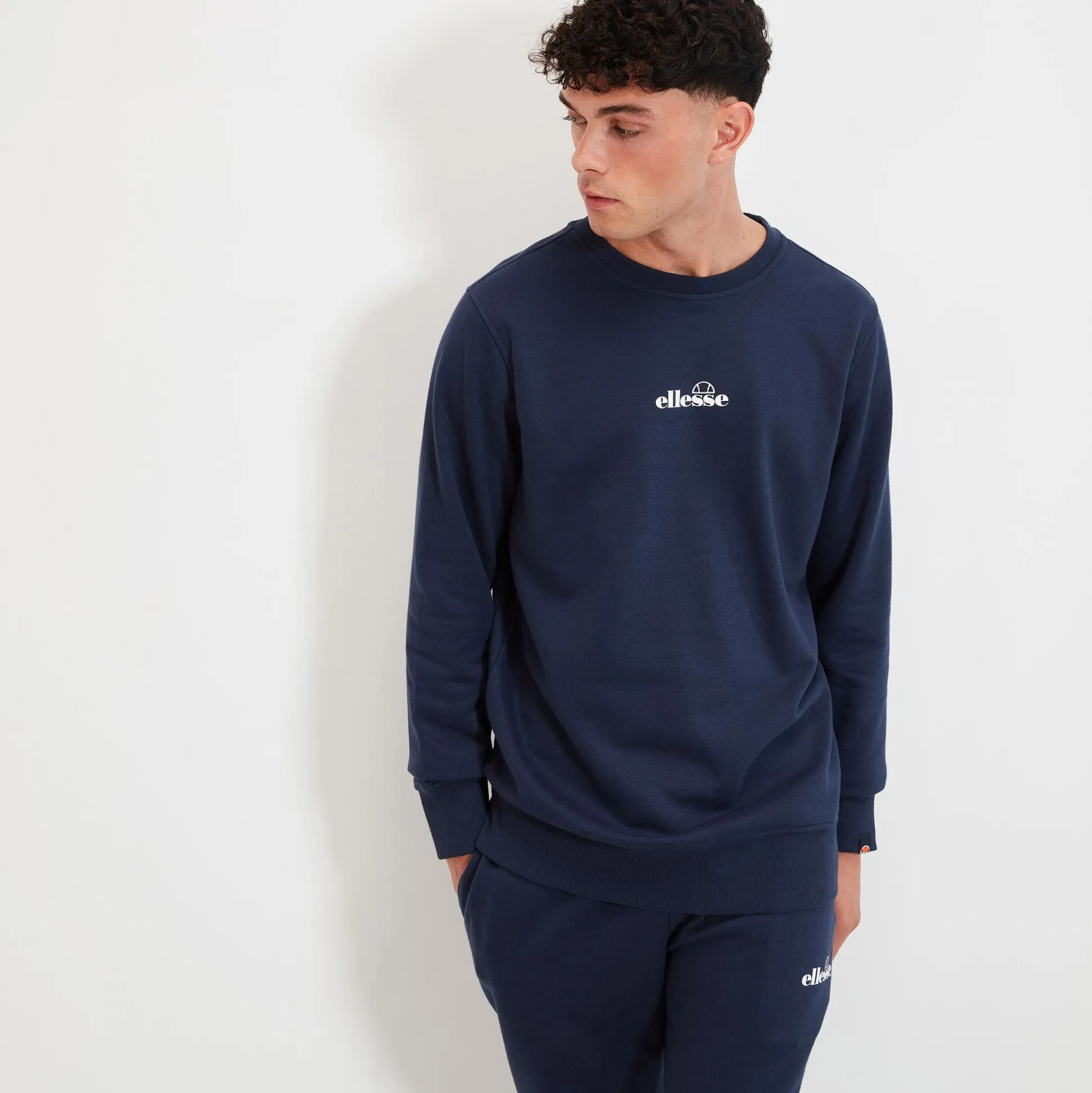 Online Kiamto Sweatshirt Men - Dark Blue Hoodies & Sweaters