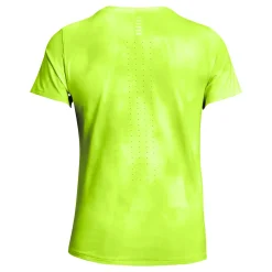 Outlet Laser Wash SS Running Shirt Women - Neon Yellow Running Clothing