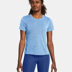 Sale Launch Camo Running Shirt Women - Dark Blue Running Clothing