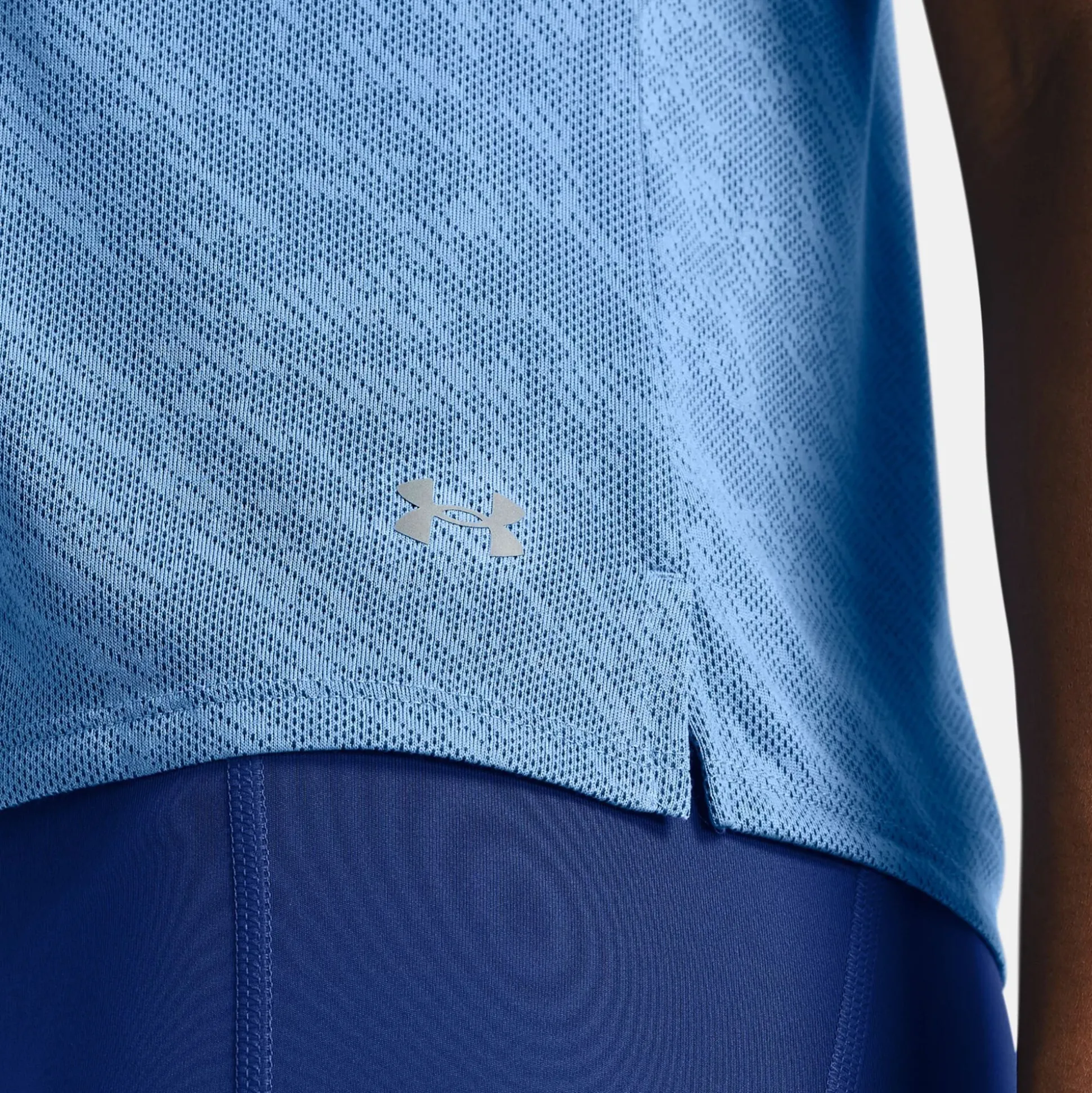 Sale Launch Camo Running Shirt Women - Dark Blue Running Clothing