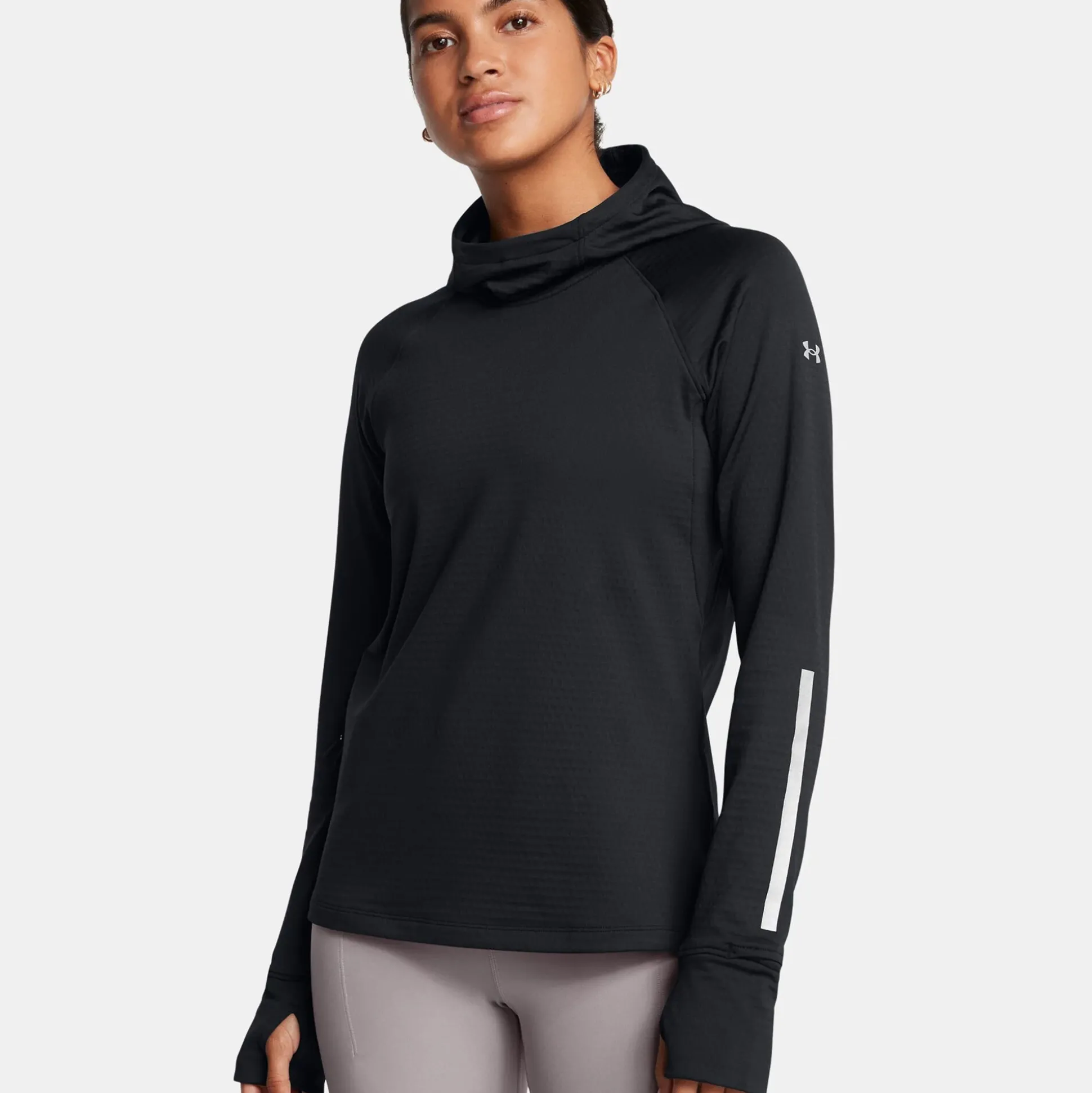 Shop Launch Elite Coldweather Balaclava Hoody Women - Hoodies & Sweaters|Running Clothing