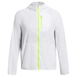 Cheap Launch Lightweight Running Jacket Women - White, Neon Yellow Running Clothing