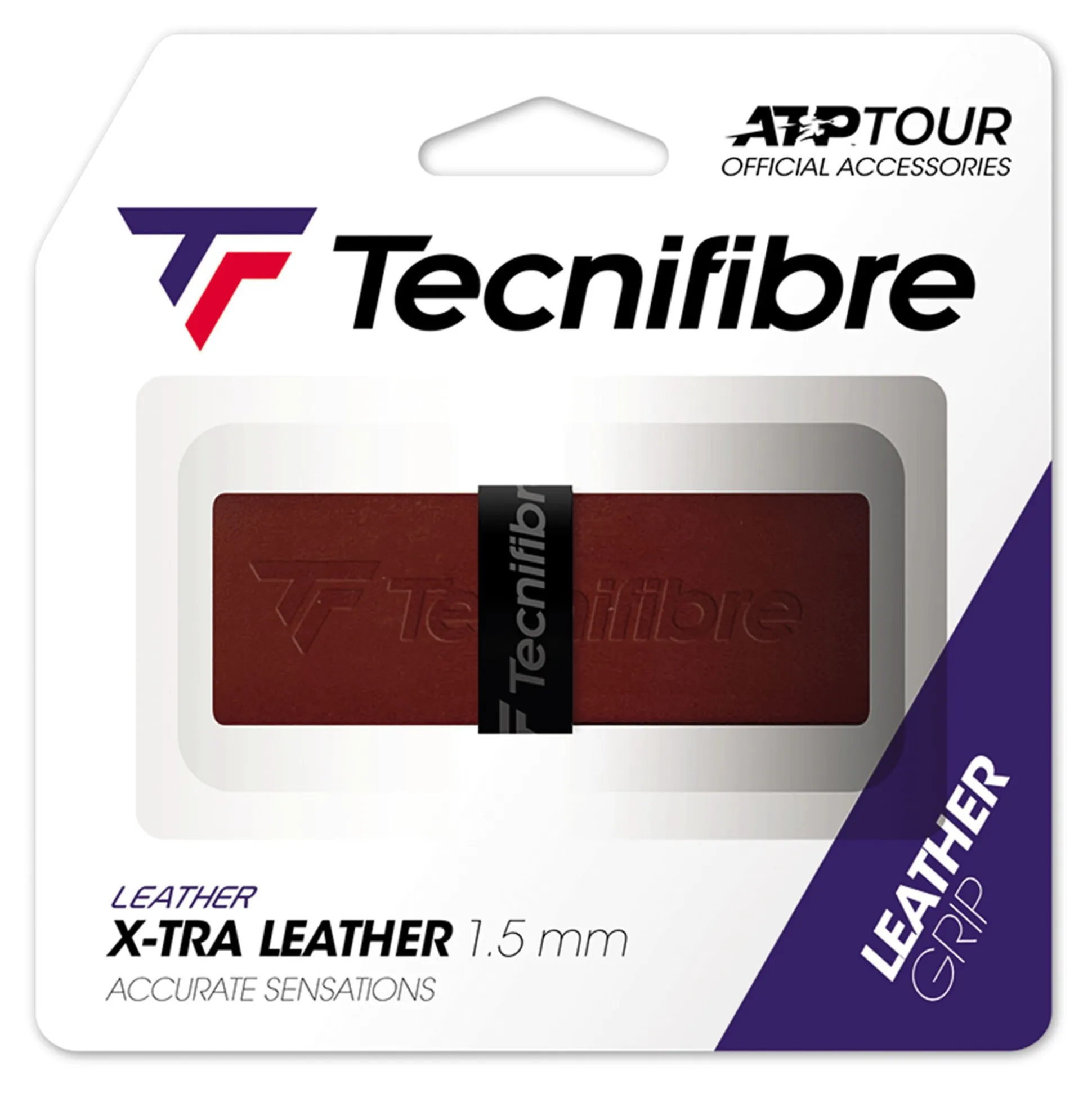 Hot Lederband 1 Pack - Brown Grips