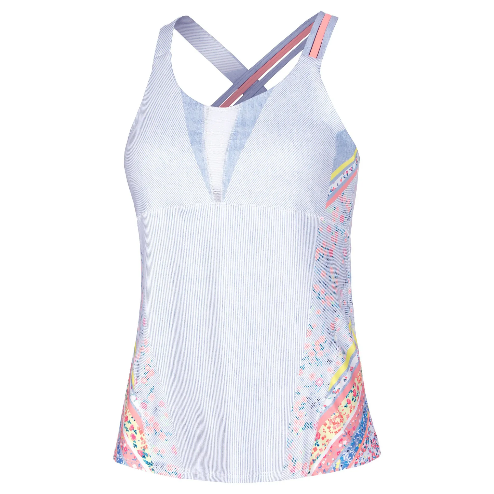 Cheap Liberty In Love With Bra Tank Top Women - Light Blue, Multicoloured Tops