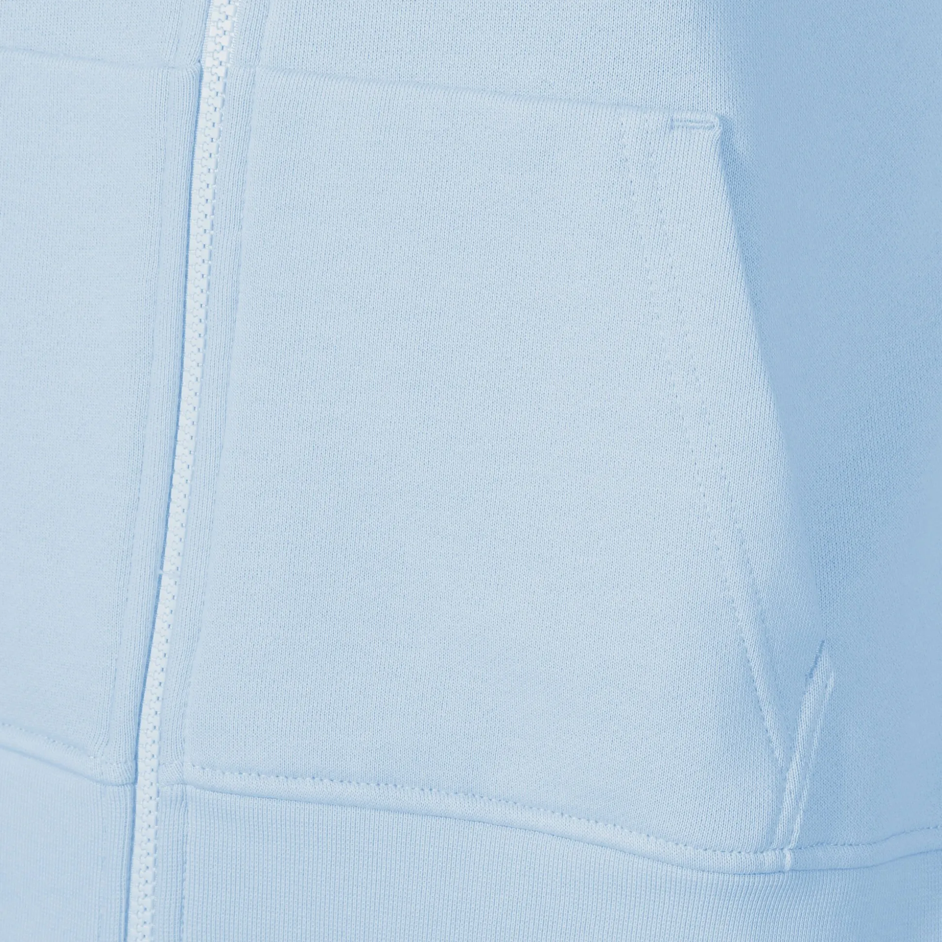 Outlet Lifestyle Fleece Zip Hoodie Women - Light Blue Hoodies & Sweaters|Jackets