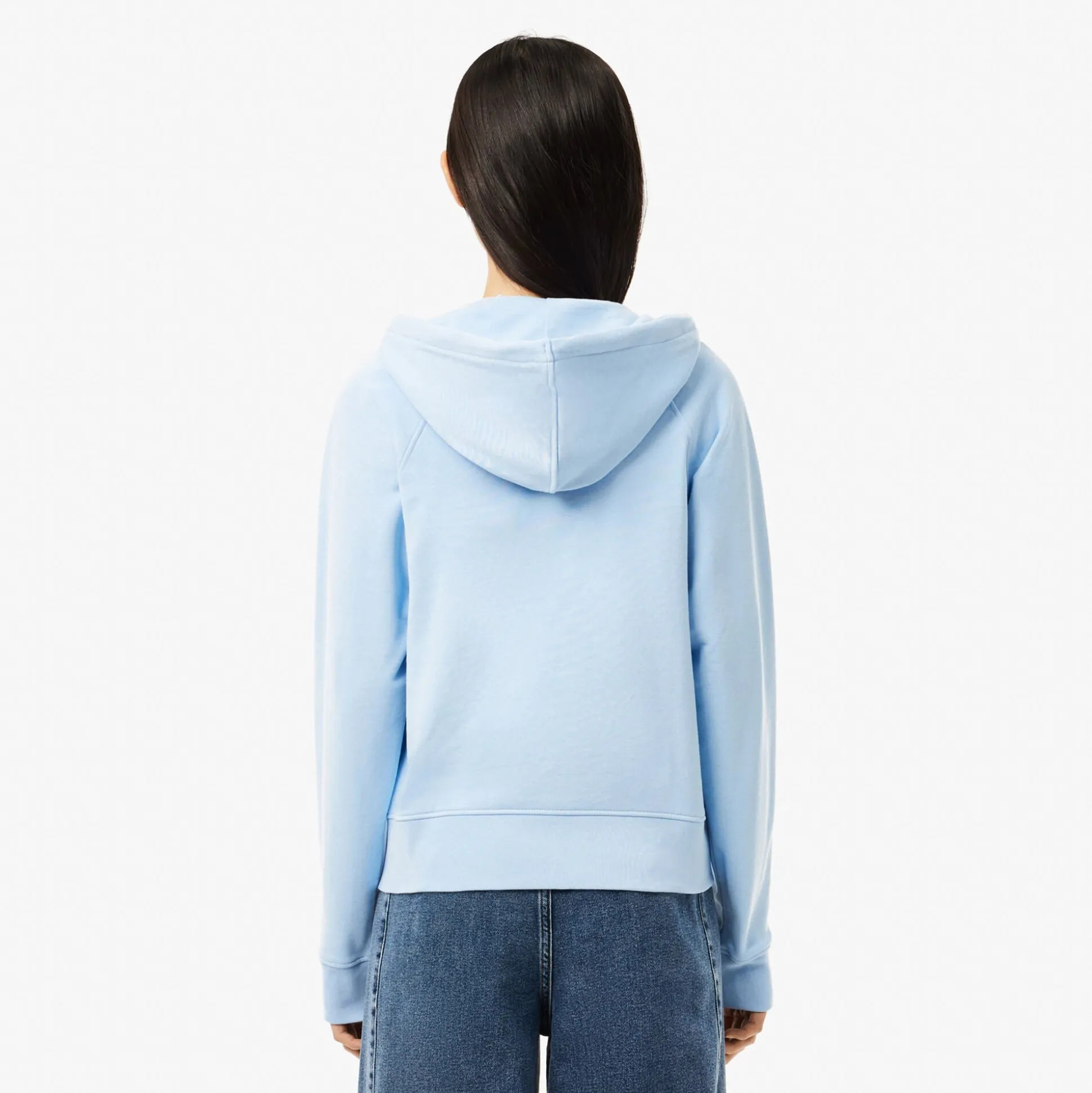 Outlet Lifestyle Fleece Zip Hoodie Women - Light Blue Hoodies & Sweaters|Jackets