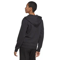 Cheap Linear French Terry Full Zip Hoodie Women - Black, White Jackets
