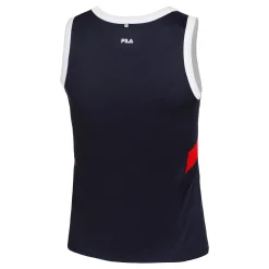 Store Lissy Tank Top Women - Dark Blue, Red Tops