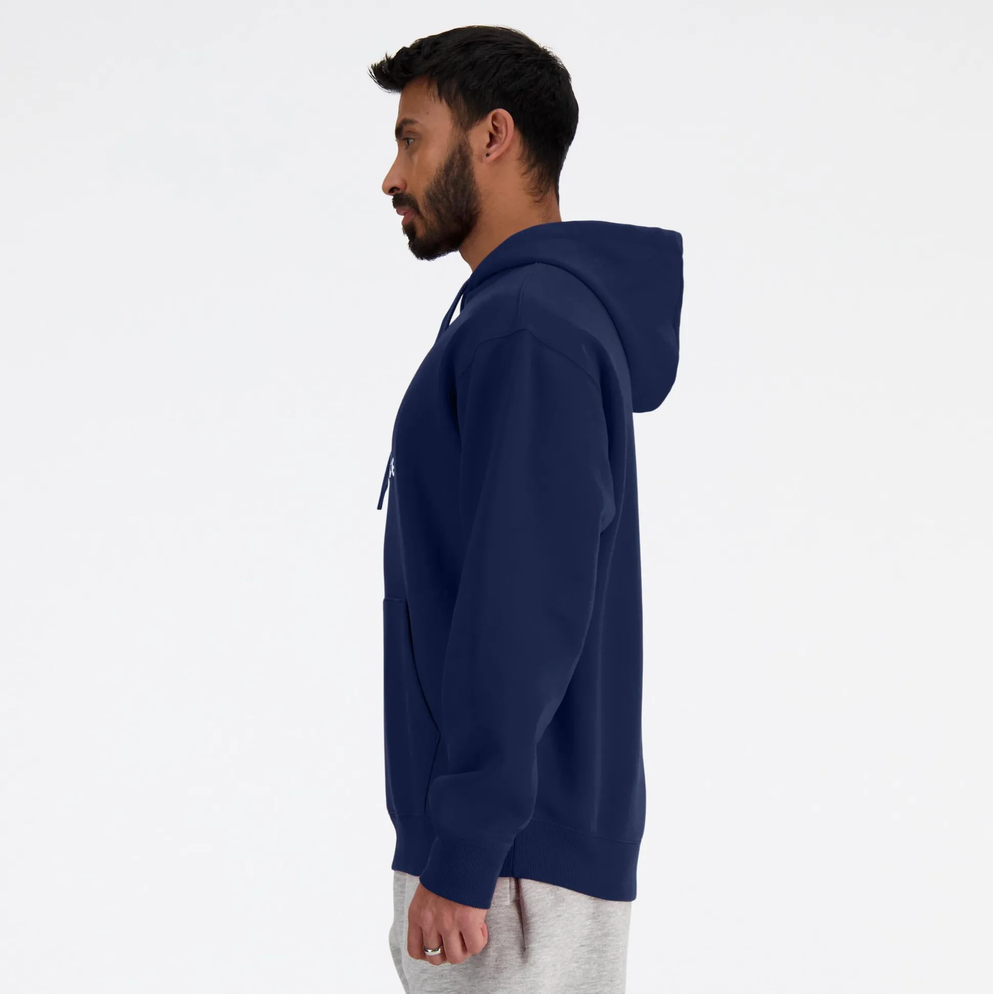 Flash Sale Logo French Terry Hoodie Hoody Men - Dark Blue Hoodies & Sweaters