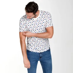 Flash Sale London Statement T-Shirt Men - White, Multicoloured Shirts