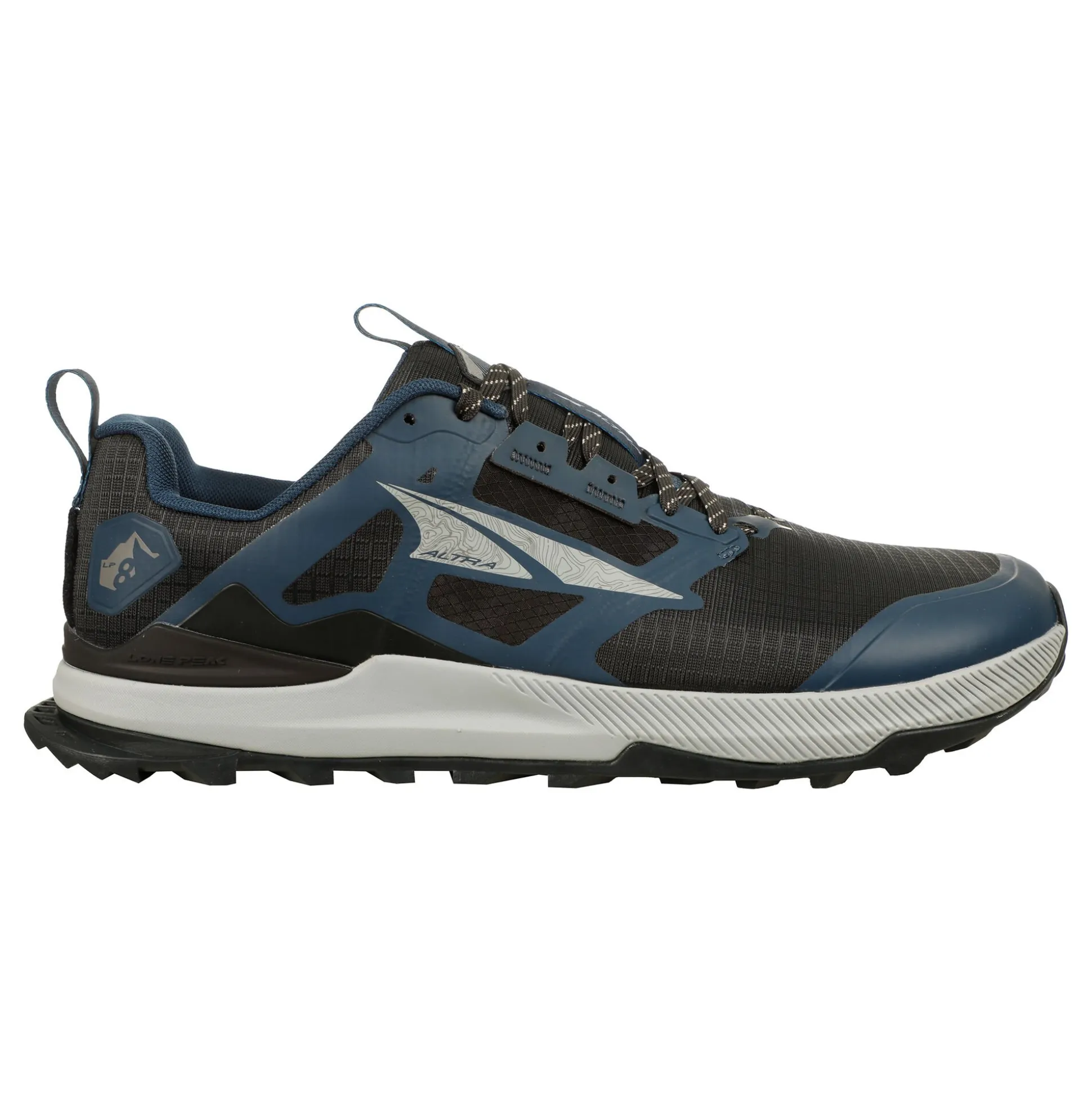 Clearance Lone Peak 8 Trail Running Shoe Men - Dark Blue, Black Running Shoes