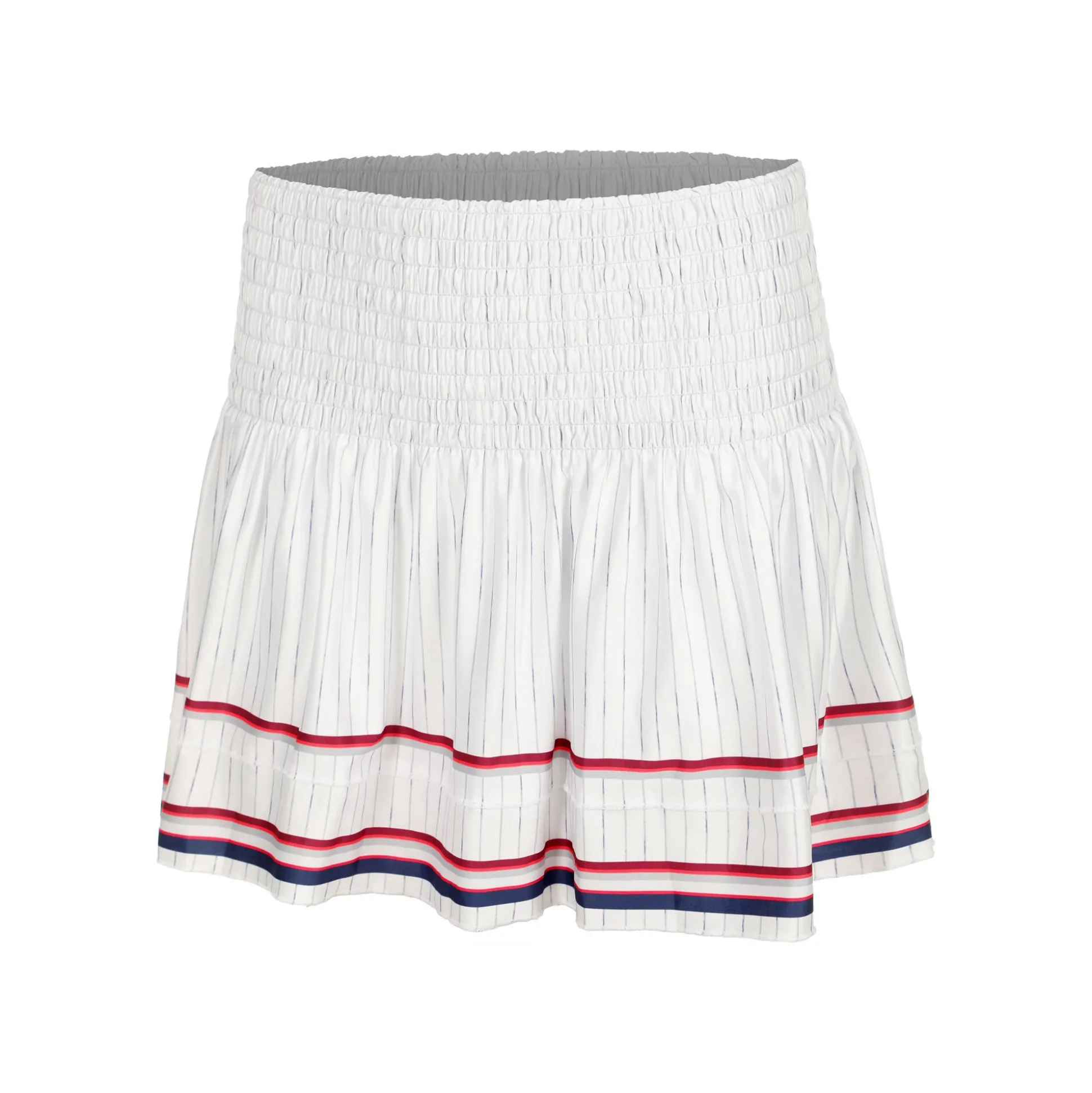 Sale Long Berry Smocked Skirt Women - White, Multicoloured Skirts