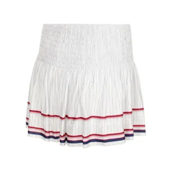 Sale Long Berry Smocked Skirt Women - White, Multicoloured Skirts