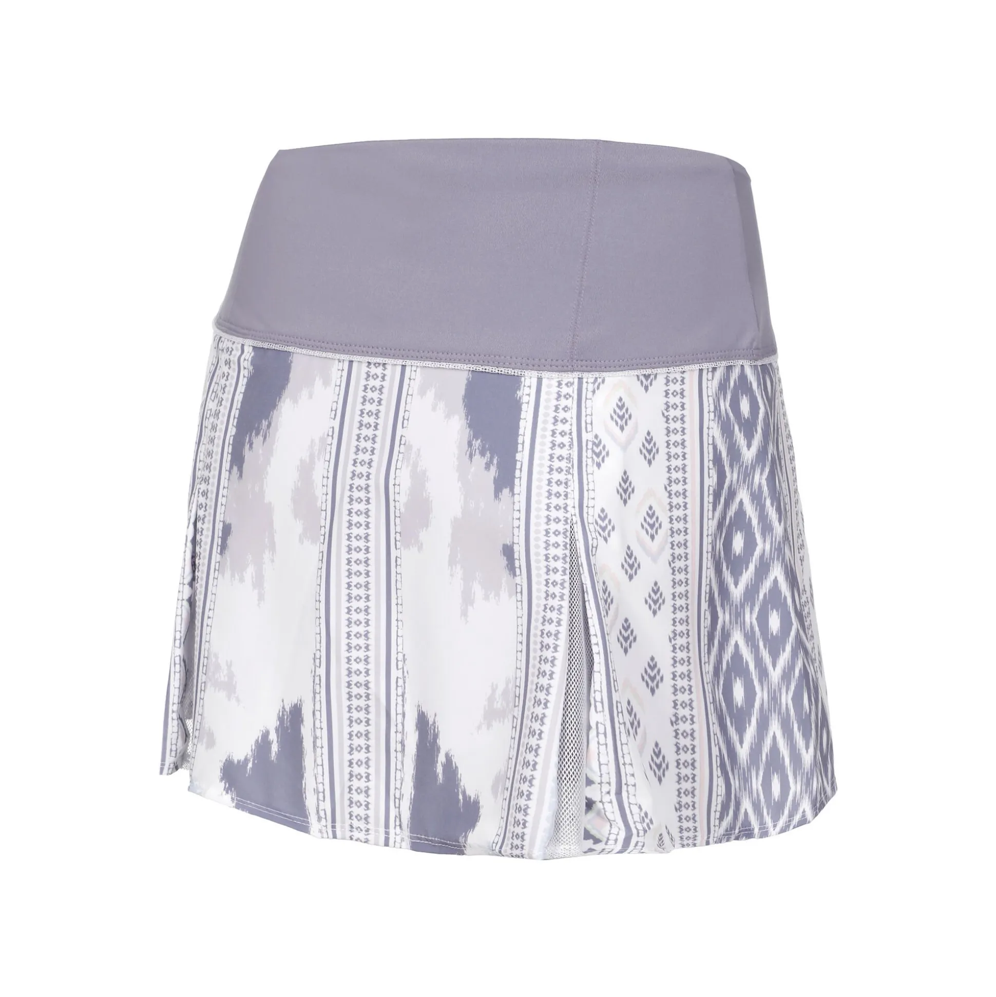 Best Long Fancy Ikat Skirt Women - Lilac, Multicoloured Skirts