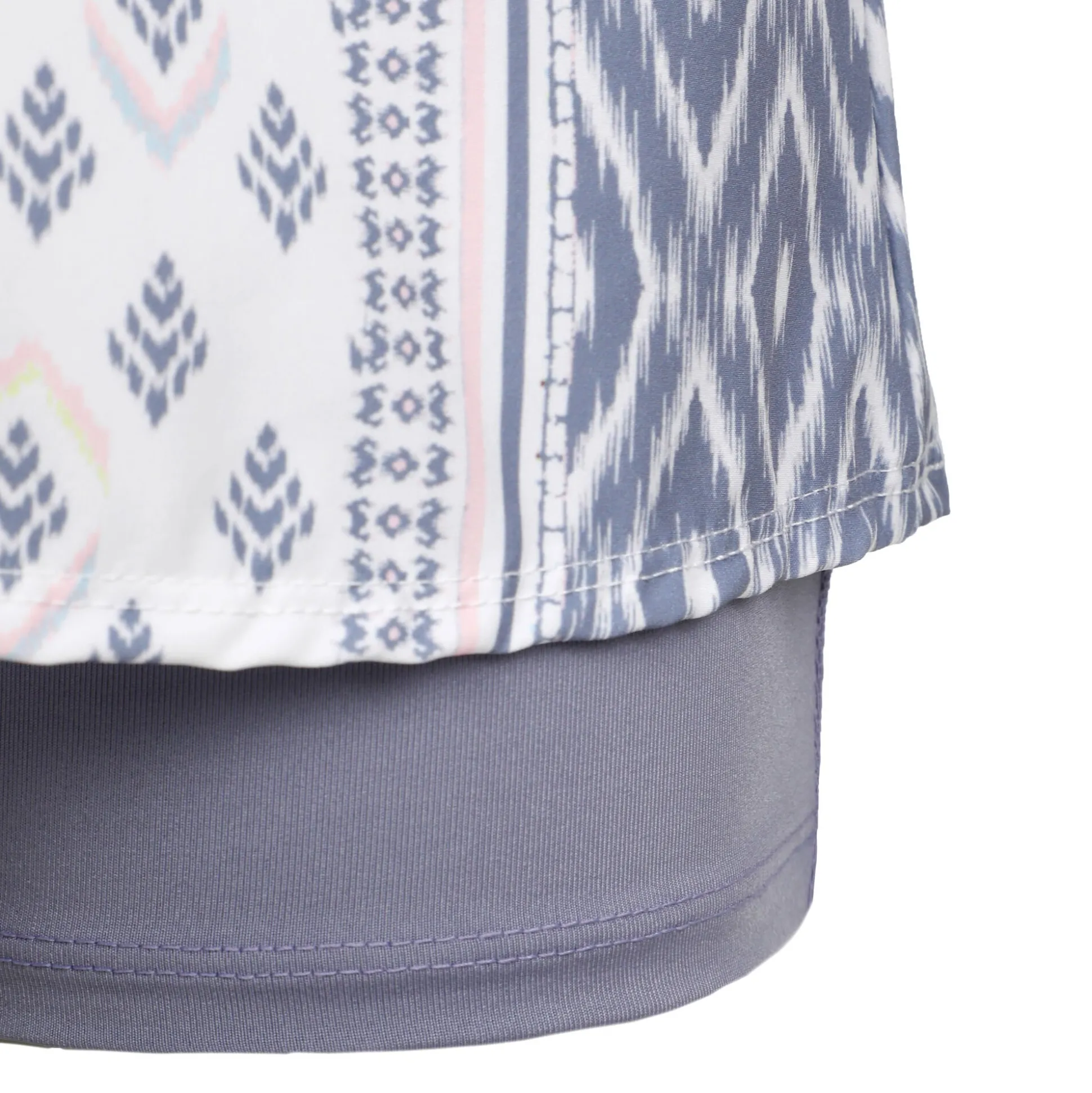Best Long Fancy Ikat Skirt Women - Lilac, Multicoloured Skirts