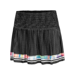 Discount Long Hot Tropic Smocked Skirt Women - Black, Multicoloured Skirts
