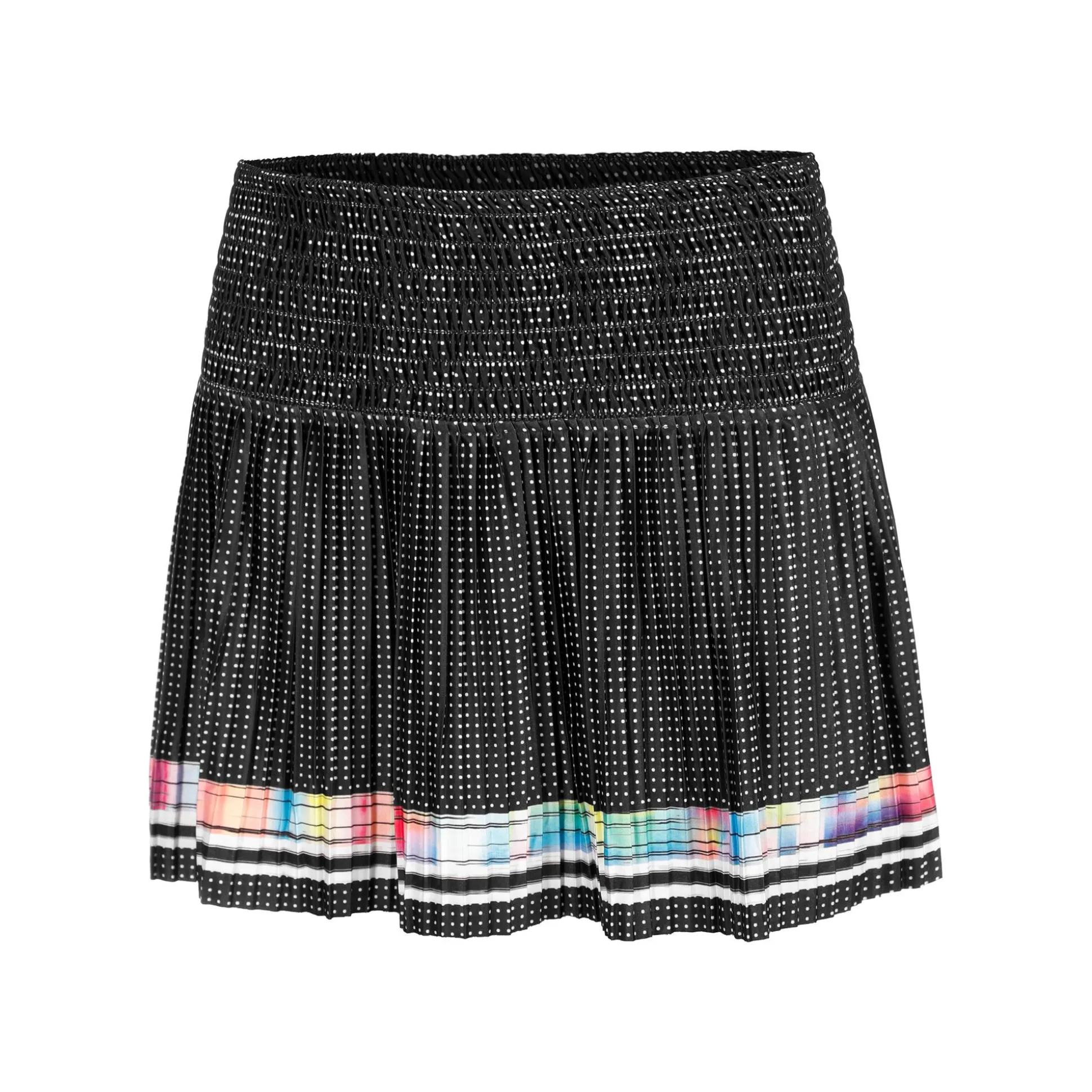 Discount Long Hot Tropic Smocked Skirt Women - Black, Multicoloured Skirts