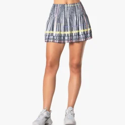 New Long Électrique Smocked Skirt Women - White, Black Skirts