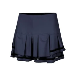 Best Sale Long Pleat Tier Skirt Women - Black, Blue Skirts